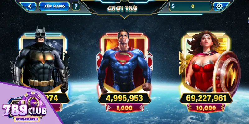 Giới thiệu về tựa game Justice League tại 789Club